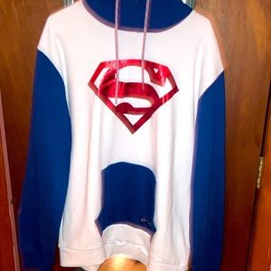 DC Superman Shield Metallic Hoodie